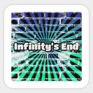 Infinity's End Distressed Brick Wall Sticker